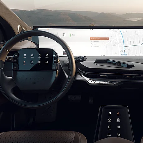 [Translate to Chinese:] byton gesture control