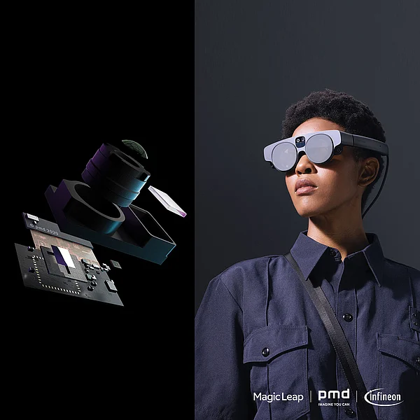 [Translate to Chinese:] MagicLeap 2 with ToF Sensor from pmd and Infineon